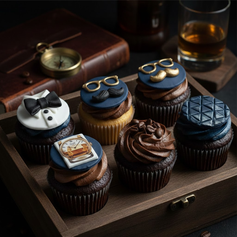 Cupcakes personalizados para hombre y caballero en Cali