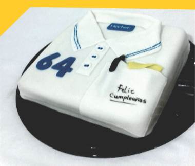 Torta en forma de camisa personalizada para hombre en Cali