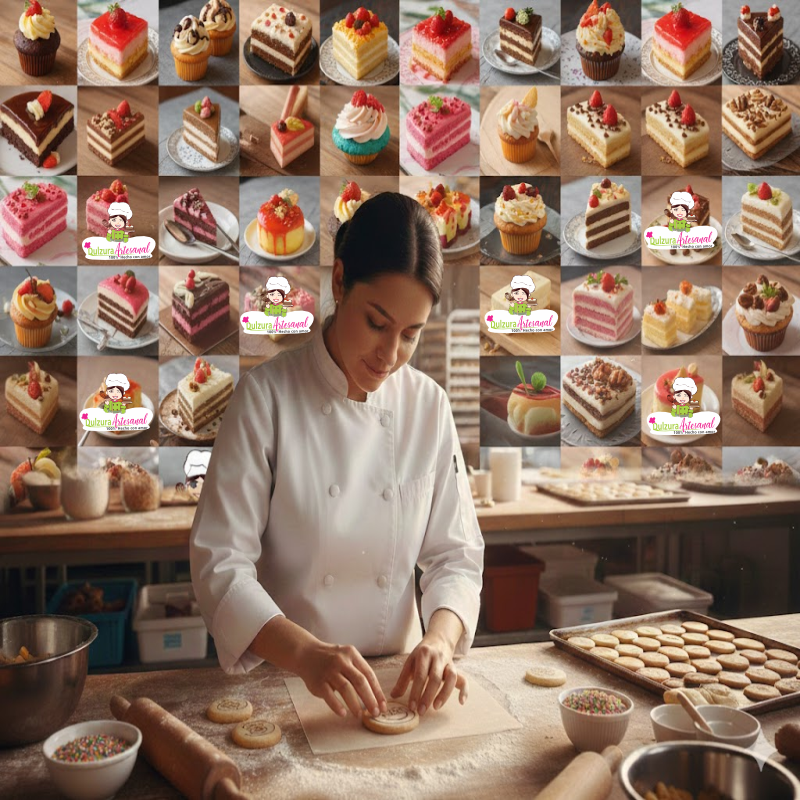 Producción de galletas corporativas personalizadas con logo en Cali - Dulzura Artesanal